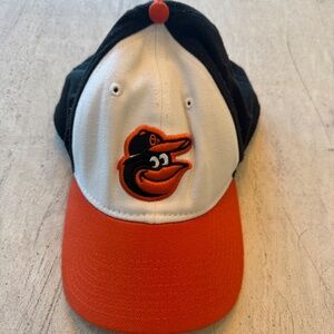 Old School Style Baltimore Orioles Baseball Cap Hat Size Small-Medium